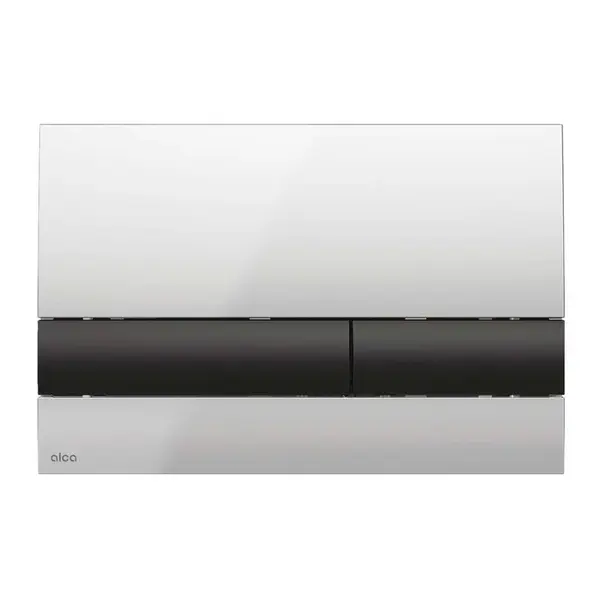 Alcadrain Ovládací tlačítka - Ovládání splachování, chrom mat/černá M1712-8