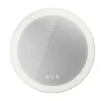 Duravit Happy D.2 Plus - Zrcadlo, průměr 70 cm, s LED osvětlením a vyhříváním HP7485S00000000
