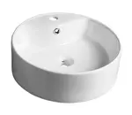 Sapho Yakarta - Umyvadlo na desku, s přepadem, otvor pro baterii, bílá BH7021