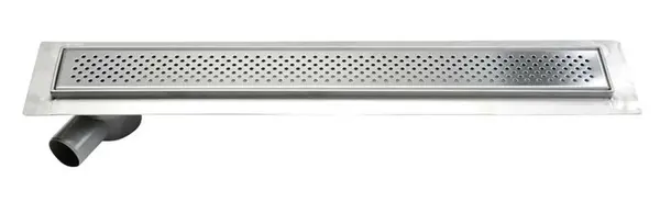 Aqualine Kanálky - Odtokový kanálek s roštem 86x14x9 cm, nerez 2705-90