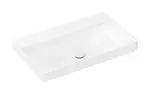 Hansgrohe Xelu Q - Umyvadlo 80x48 cm, bez přepadu, bez otvoru pro baterii, SmartClean, bílá 61029450
