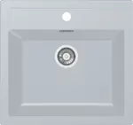 Franke Sirius - Tectonitový dřez SID 610, 56x53 cm, bílá 114.0284.165