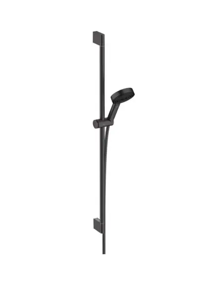 Hansgrohe Pulsify Select - Set sprchové hlavice, 3 proudy, tyče 96 cm a hadice, matná černá 24170670