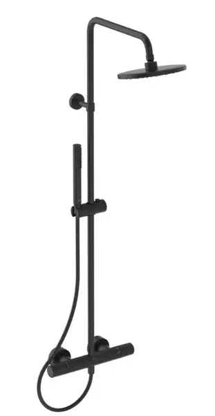 Ideal Standard CeraTherm - Sprchový set s termostatem, průměr 20 cm, hedvábná černá A7586XG