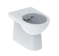 Geberit Selnova - Stojící WC, zadní/spodní odpad, Rimfree, bílá 500.393.01.7
