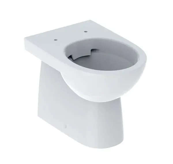 Geberit Selnova - Stojící WC, zadní/spodní odpad, Rimfree, bílá 500.393.01.7