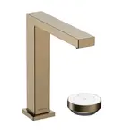 Hansgrohe Tecturis E - Umyvadlová baterie s výpustí, 2-otvorová instalace, CoolStart, EcoSmart+, kartáčovaný bronz 73053140