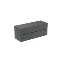 Ideal Standard Finesse - Umyvadlová skříňka, 140x51x56 cm, 4 zásuvky, matný antracit E3441Y2