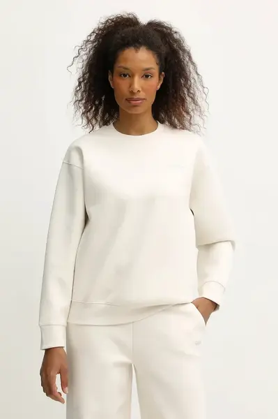 Mikina Guess AURELIA dámská, béžová barva, hladká, V5BQ05 K1971