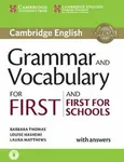 Grammar and Vocabulary for First and First for Schools Book with An.and Audio - Louise Hashemi, Barbara Thomas, Laura Matthews