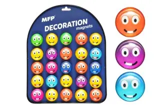 Magnet dekorační kulatý 3,5cm mix č.10