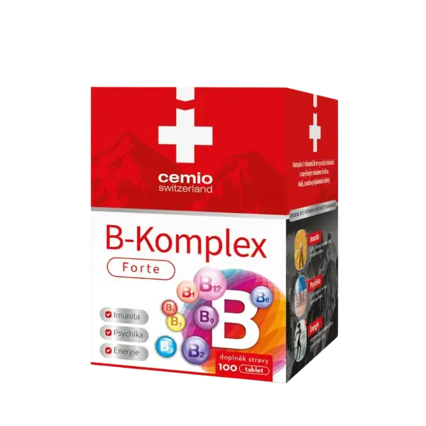 Cemio B-Komplex Forte, 100 tablet