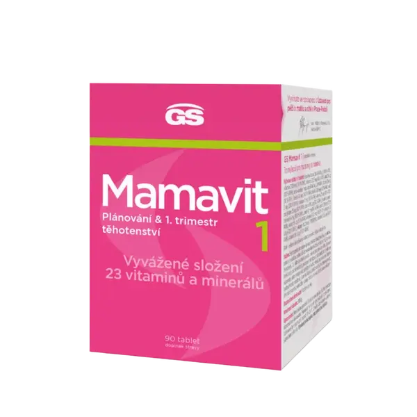 GS Mamavit 1 Plánování a 1. trimestr, 90 tablet