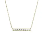 Náhrdelník s diamantovou tyčinkou KLENOTA