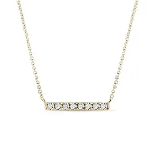 Náhrdelník s diamantovou tyčinkou KLENOTA