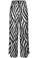 FRENCH CONNECTION Nohavice  čierna / biela