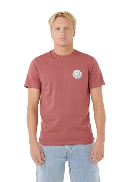 Rip curl pánské tričko Wettie Icon Apple Butter | Červená | Velikost M