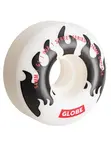 Globe kolečka G1 White / Black / Flames | Bílá | Velikost skate 54 mm