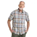 Pánská košile bushman yopal modrá/oranžová 3xl