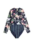 Roxy dětské body na surf Vacay For Life Mood Indigo Alma Swim | Modrá | Velikost 16 r.