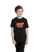 Meatfly dětské tričko Rock Black | Černá | Velikost 158 | 100% bavlna