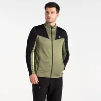 Pánská funkční mikina dare2b substratum iii zelená/černá xxl