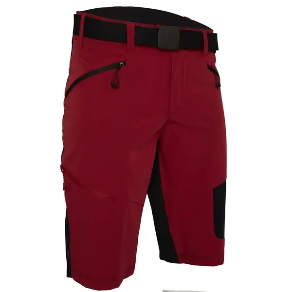 Pánské kraťasy mtb silvini rango pro vínová/černá 3xl