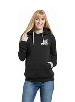 Meatfly dámská mikina Watani Black Flowers | Černá | Velikost XS