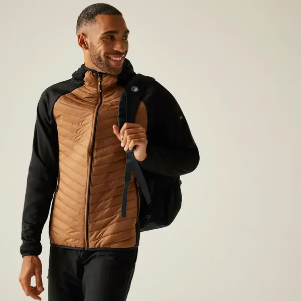 Pánská hybridní bunda regatta andreson hnědá l