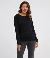 Dámské triko s dlouhým rukávem patty sam 73 černá m