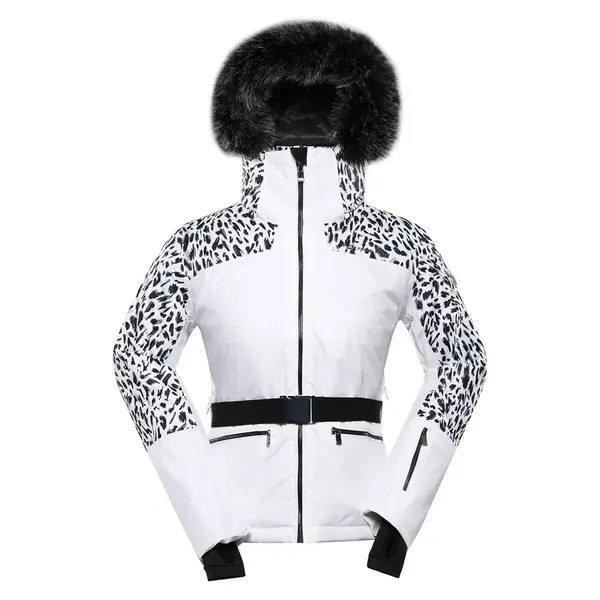 Dámská lyžařská bunda s membránou ptx alpine pro olada bílá l big