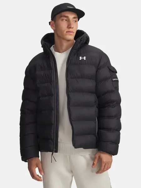 Men's Under Armour UA Sportswear Puff Jacket Jkt-BLK - Mens