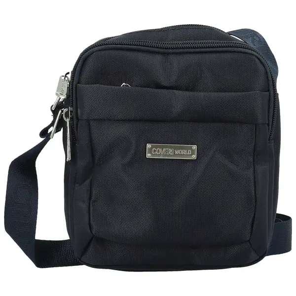 Pánska crossbody taška tmavo modrá - Coveri Savvas