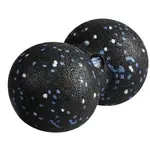 Spokey GREAN BALL DUO Dvojitá masážna loptička, čierna, veľkosť