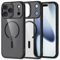 Tech-Protect MagMat MagSafe kryt na iPhone 17 Pro Max, čierny/priesvitný