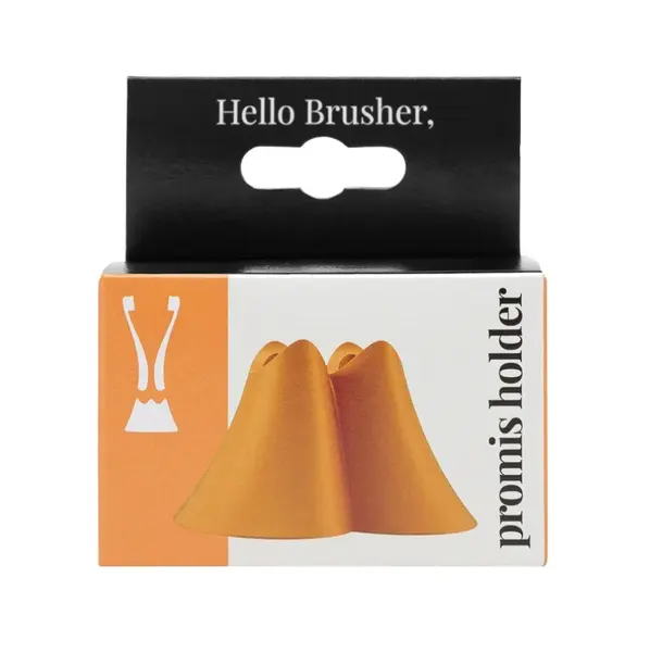 Promis Duo Stojan na kartáček 1 ks oranžový