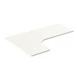 Powerton ERGO EDGE TOP Deska stolu rohová 160x110-60x2,5 cm, bílá