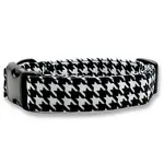 PafDog® Obojek pro psy - černo-bílý (kohoutí stopa) PAF-506