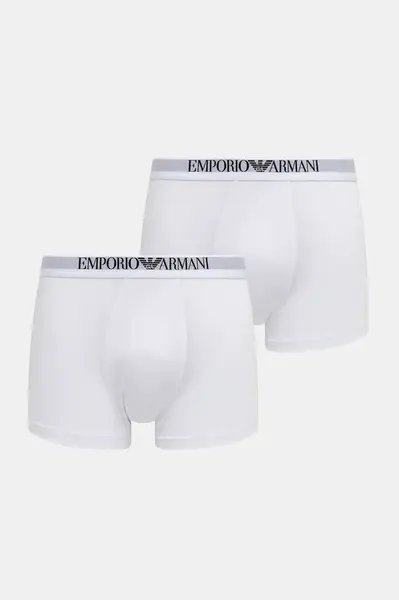 Boxerky Emporio Armani Underwear 2-pack bílá barva, EM000253 AF14134