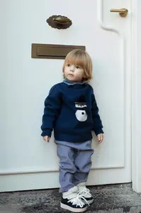 Donsje Dětské bavlněné kalhotky Donsje Teijs Trousers