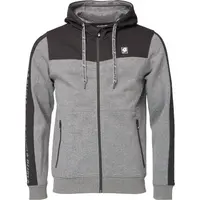 Lotto ZITAN Pánska celorozopínacia mikina, tmavo sivá, veľkosť