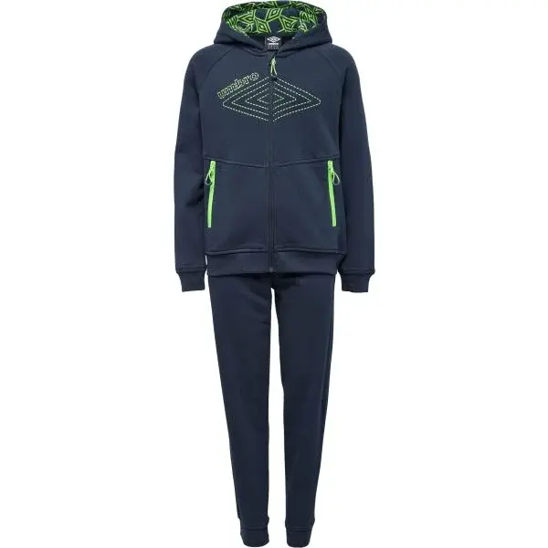 Umbro ASMUND Chlapecká tepláková souprava, tmavě modrá, velikost 152-158