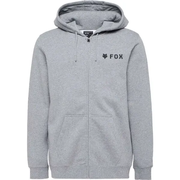 Fox FLEECE ZIP Pánska mikina, sivá, veľkosť