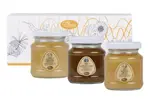 Darčeková súprava s medmi - agátový, lipový a lesný