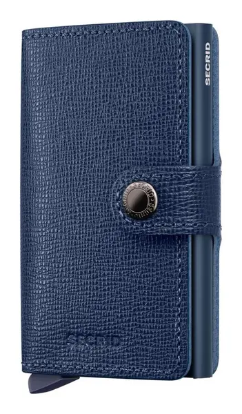 Kožená mini peňaženka Secrid Miniwallet Crisple Navy