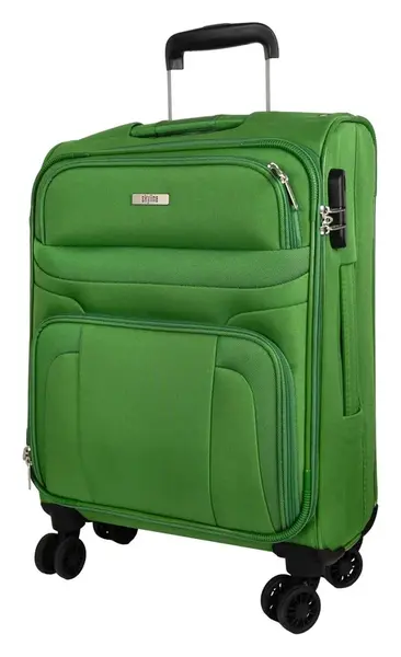 Malý textilný kufor Skyline Orlando 4w S Green