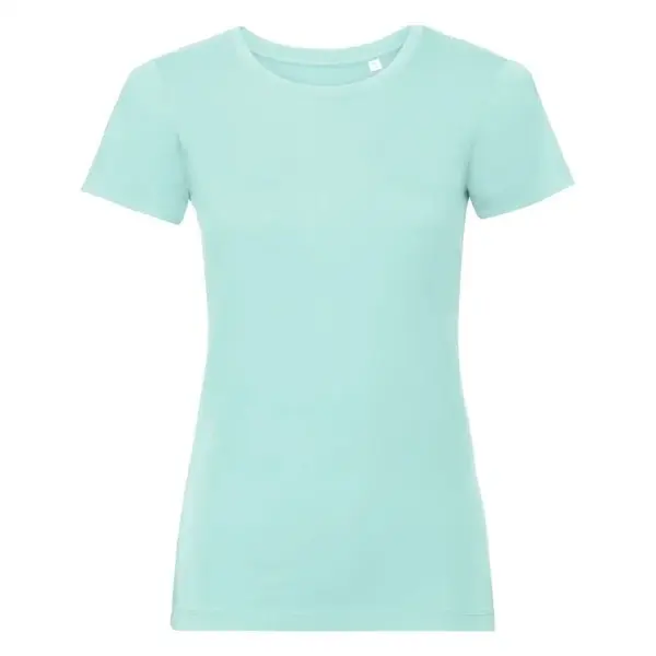 Light blue women's t-shirt Pure Organic Russell