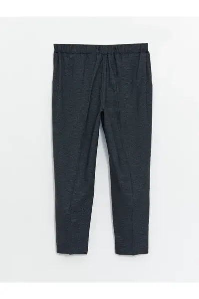 LC Waikiki Plaid dámske nohavice s elastickým pásom