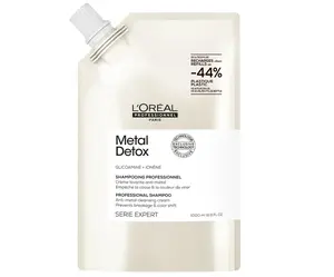 Šampon pro barvené a poškozené vlasy Loréal Professionnel Serie Expert Metal Detox - 1000 ml, náhradní náplň - L’Oréal Professionnel + dárek zdarma