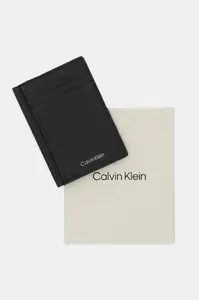 Calvin Klein Kožené puzdro na karty Calvin Klein